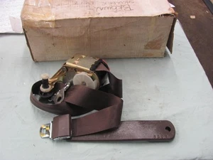 NOS OEM Seat Belt 1984 84 Briar Brown Cavalier 2 Door Z24 LH J Body 20478813 - Picture 1 of 5