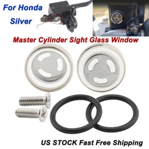 Master Cylinder Sight Glass Window For Honda Magna VF500 700 750 1100 Shadow VT - Picture 1 of 16