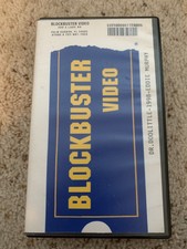 Dr.Doolittle Blockbuster Clamshell Vhs Former Rental Copy 90’s