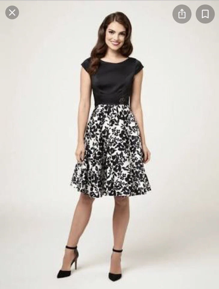 Review Little Black Dress Size 10 Stretch Fabric