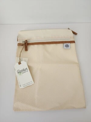New Parker Baby Cloth Diaper Wipes Wet Dry Bag - Waterproof Reusable Mesh Bag  - Image 1 of 4
