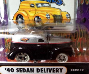 Muscle Machines GROCERY GETTER 1940 - 40 FORD SEDAN DELIVERY 1/64 WHITE TIRE - Picture 1 of 3