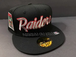 EXKLUSIVE LAS VEGAS RAIDERS PASSENDE MÜTZE ROT UV SUPERBOWL XI AUFNÄHER OAKLAND 7 3/4 - Bild 1 von 10