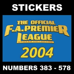 Merlin 2004 Premier League SUGAR PUFFS Subset football stickers # Q1- Q20 - Picture 1 of 22