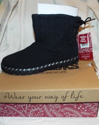 Botas originales MUK LUKS Flexi-Hoboken repelentes al agua negras para mujer 9,5 nuevas en caja Foto 1 de 4