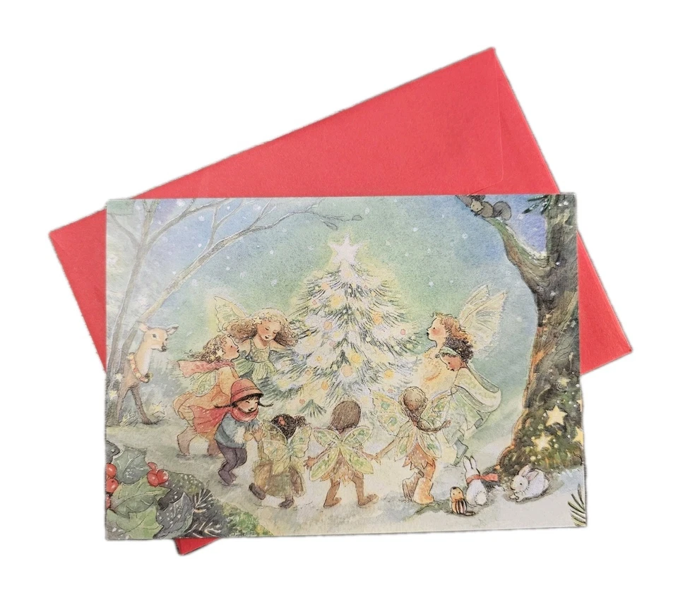 Tarjetas navideñas Marcel Schurman diseñadas por Becky Kelly 2002 ~ caja parcial 11 tarjetas Foto 1 de 4