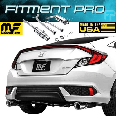 Escape trasero gato acero inoxidable serie Magnaflow Street para 06-11 Honda Civic 16687 Foto 1 de 4
