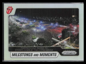 2025 Panini Prizm The Rolling Stones #4 Throngs Sing Along Silver - Bild 1 von 2