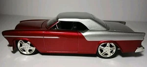 Coche personalizado Joyride 1955 Chevy Custom Street Racing 1:24 diecast granate plateado - Imagen 1 de 24