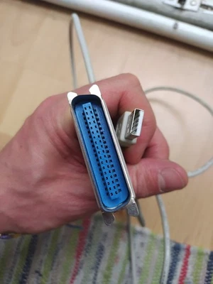 USB auf Parallel Druckerkabel 36 pol. X2 - Bild 1 von 4