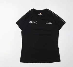 Camiseta deportiva negra para mujer Ellesse, talla 10 - Imagen 1 de 12