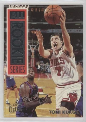 1993-94 Fleer Ultra All Rookie Series Toni Kukoc #8 RC - Image 1 of 2