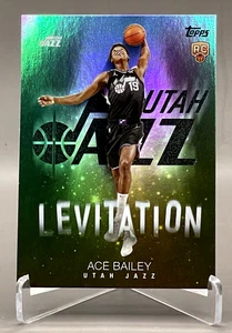 2025-26 Topps Ace Bailey Rookie Levitation #L-20 Jazz RC SP - Bild 1 von 3