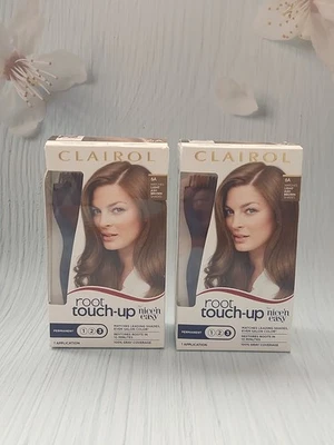 2x Tinte Permanente Clairol Root Touch-Up Nice'n Easy, 6A Marrón Ceniza Claro  Foto 1 de 4