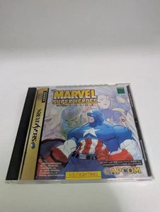 Marvel Super Heroes Sega Saturn game good condition CAPCOM sealed - Picture 1 of 3
