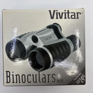 NEW Vivitar 4X30 Magnification Binoculars w/Ruby Coated UV Optics & Carrying Bag - Picture 1 of 10