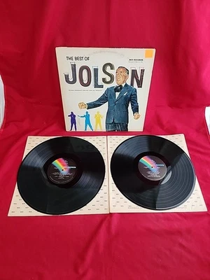 The Best Of Al Jolson Double Lp Vinyl Record Album Foto 1 de 4