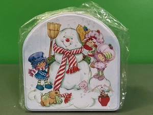 STRAWBERRY SHORTCAKE Collectible Ornaments Snowman Tin NEW/SEALED Vintage 2003 - Picture 1 of 9