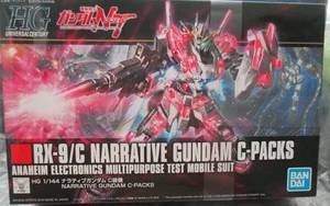 RX-9/C NARRATIVE GUNDAM C-PACKS, HGUC 222 BANDAI 2019 SEALED - Picture 1 of 6
