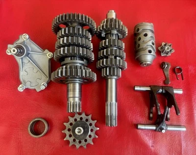 14 2013-2015 Ducati 899 Panigale Transmisión Caja de cambios Eje de engranajes Horquilla Tambor OEM Foto 1 de 4