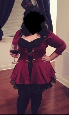 Disfraz para mujer Willy Wonka - talla grande Foto 1 de 4