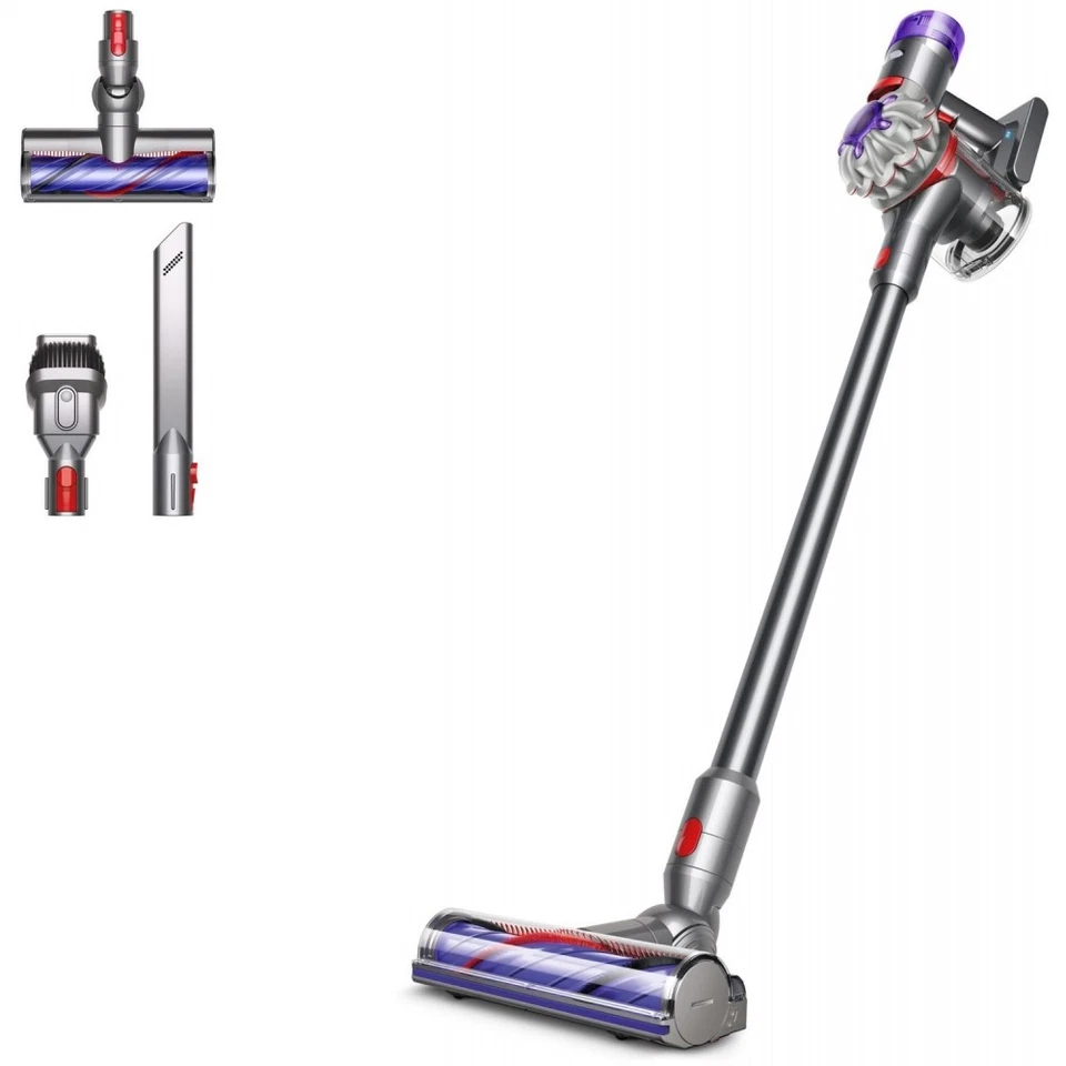 dyson V8 Advanced Silber-Nickel 492636-01 Akku-Zyklon-Staubsauger 21.6 V 21.6 V