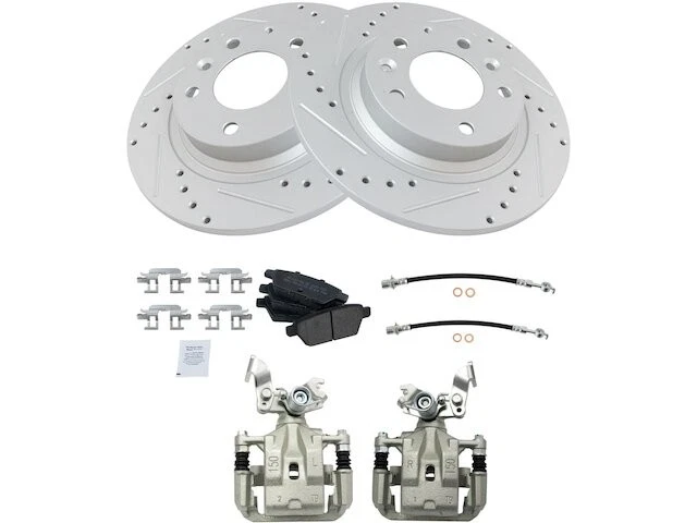 Rear Brake Pad Rotor and Caliper Set For 2009-2011 Mercury Milan 2010 GB454VV - Image 1 of 1