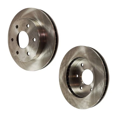 Juego de discos de freno delanteros de hierro fundido ventilados para GMC K1500 Suburban 1992-1999 Foto 1 de 4