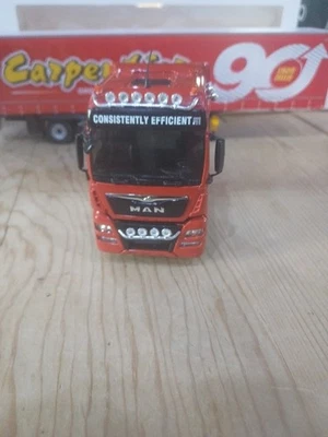 ELIGOR 1/43 CAMION MAN TGX 18 480 remorque bachée CARPENTIER - Photo 1/4