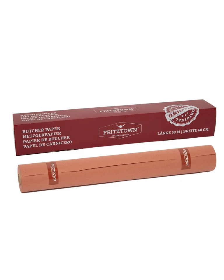 BUTCHER PAPER 60cm x 50m | METZGERPAPIER FRITZTOWN® DELUXE (0,66 EUR/m)