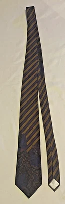Corbata para hombre Guy Laroche - RAYAS Y CACHEMIRA - Única - 100 % seda Foto 1 de 4
