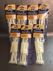 DMC Stitch Bow Floss Holder 7 Packs of 10 = 70 Floss Holders - Picture 1 of 2