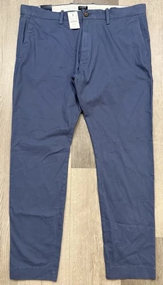 J Crew Men’s Blue Skinny Fit Flex Chino Pants - Size 36x30 - Image 1 of 4