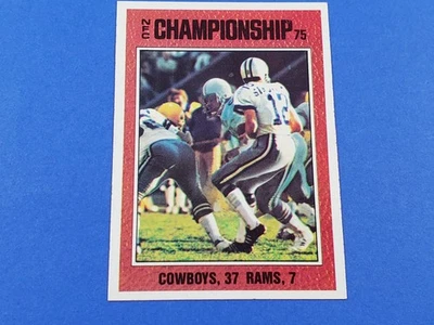 1976 TOPPS FOOTBALL #331 NFC CHAMPIONSHIP HIGH GRADE NEAR MINT NRMT - Image 1 of 3