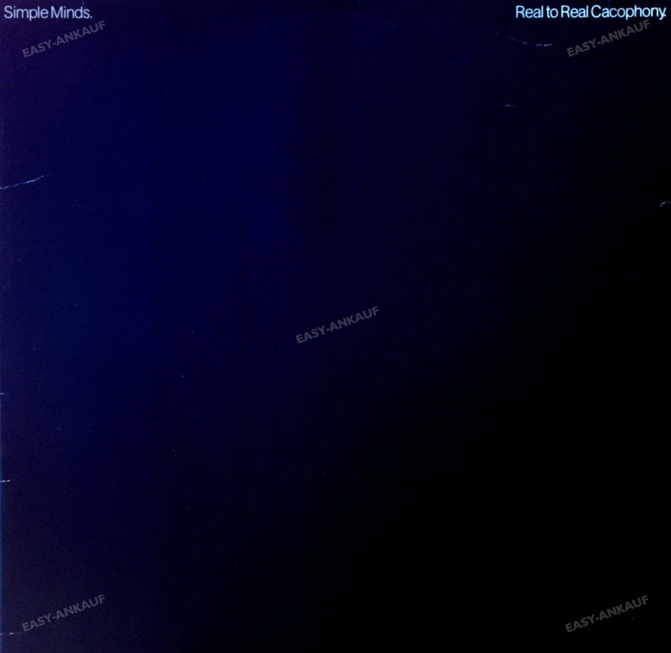 Simple Minds - Real To Real Cacophony. LP (VG/VG) .* - Image 1 of 1