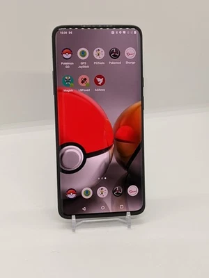 Dispositivo de juego Pokémon Go enraizado 256 GB suplantación de ubicación OnePlus 7 Pro 8 GB de RAM Bu Foto 1 de 4