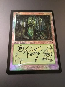 MTG Secret Lair x Post Malone #1194 Forest Foil NM - Bild 1 von 2