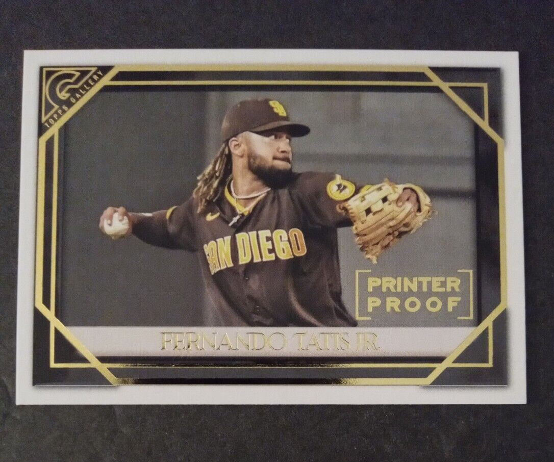 FERNANDO TATIS JR 2021 TOPPS GALLERY PRINTER PROOF