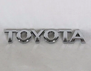 Toyota Tacoma Tundra emblema puerta trasera cromo insignia señal trasera símbolo logotipo - Imagen 1 de 2