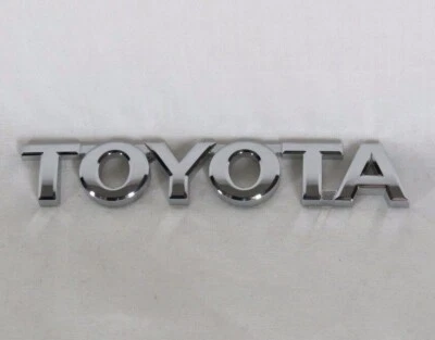Emblema Toyota Tacoma Tundra para puerta trasera placa cromada señal trasera símbolo logotipo Foto 1 de 2