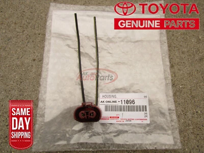 99 - 03 TOYOTA SOLARA 2 PIN FRONT HEADLIGHT LOWBEAM PIGTAIL CONNECTOR OEM NEW - Image 1 of 4