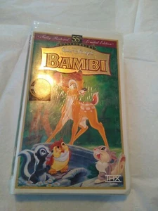 Bambi: 55th Anniversary Walt Disney's Masterpiece (VHS, Limited Edition). BN - Bild 1 von 4