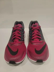 Nike Womens Lunarlon Lunar Speed Raspberry Gray Lace Up Lightweight Running 6 - Picture 1 of 6