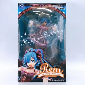 KDcolle Re:Zero Rem Birthday 2021 ver. 1/7 Scale PVC Figure Kadokawa NEW - Picture 1 of 7
