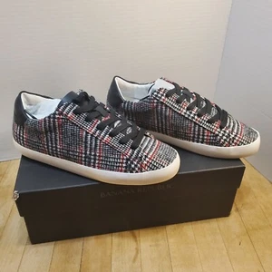 *NEW* Banana Republic Womens Essential Fashion Sneakers Shoes Plaid 6M Retro Y2K - Picture 1 of 8