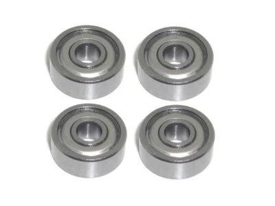 RCBAY GMBH 4x Kugellager 624 ZZ 4x13x5 mm Miniaturkugellager Rillenkugellager