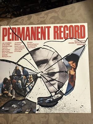 Soundtrack - PERMANENT RECORD - 1988 - PROMO Vinyl LP  Lou Reed Joe Strummer Foto 1 de 4