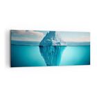 Wandbilder 120x50cm Leinwandbild Eisberg Wasser Gletscher Gro� Bilder Wanddeko