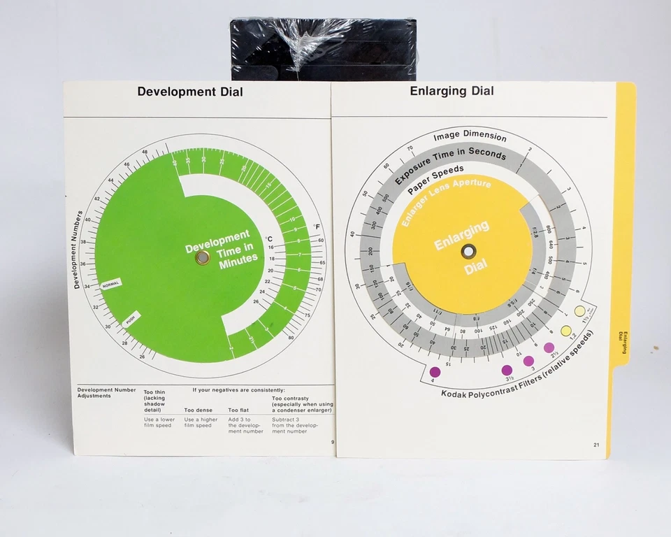 Kodak Enlarging Dial Development Dial Vintage Darkroom 处理配件 — 第 1/1 张图片