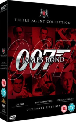 James Bond Ultimate Edition - Dr. No/Live And Let Die/Die Another Day DVD Action - Image 1 of 4